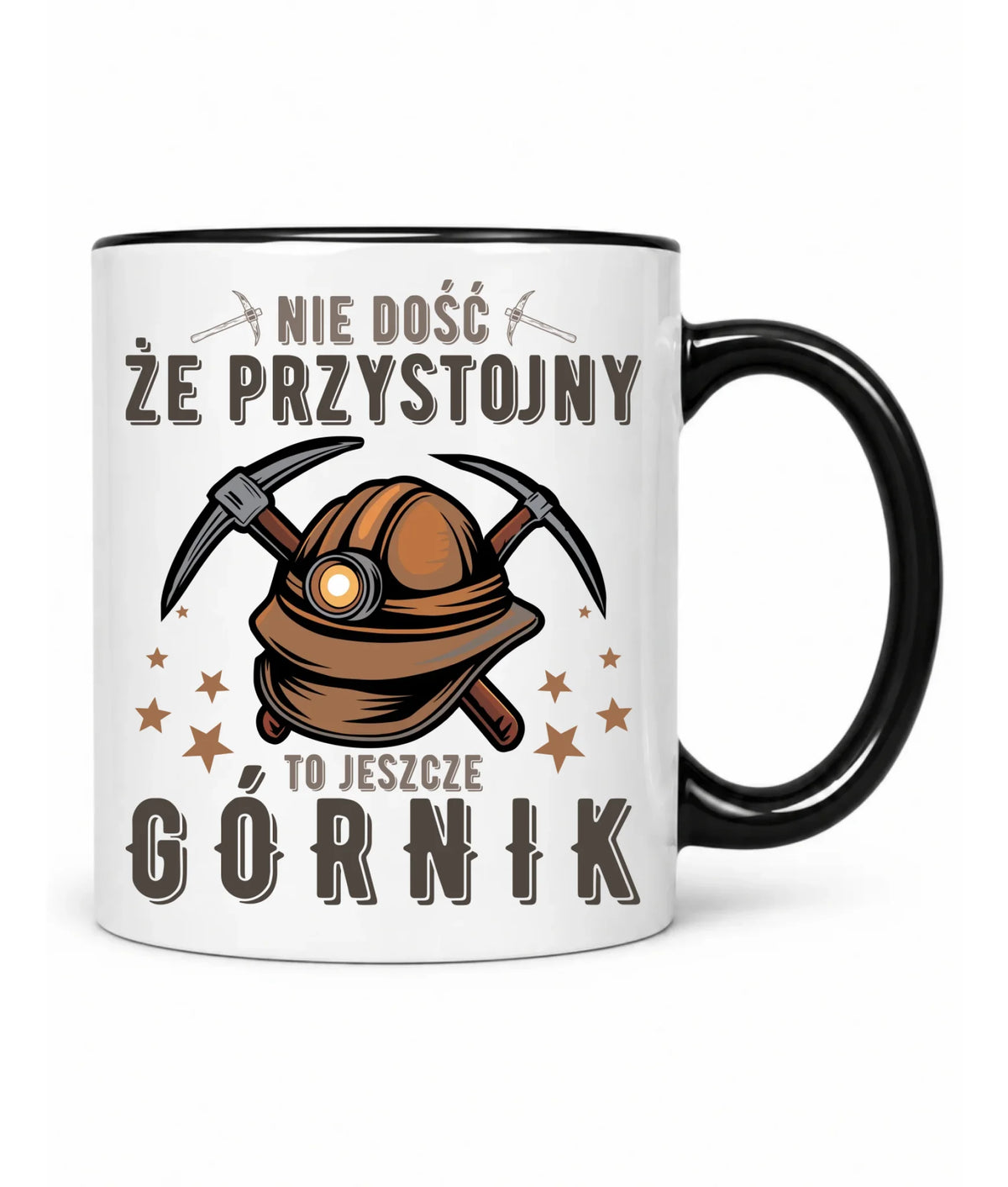 Kubek dla górnika - Nie dość, że przystojny to jeszcze górnik