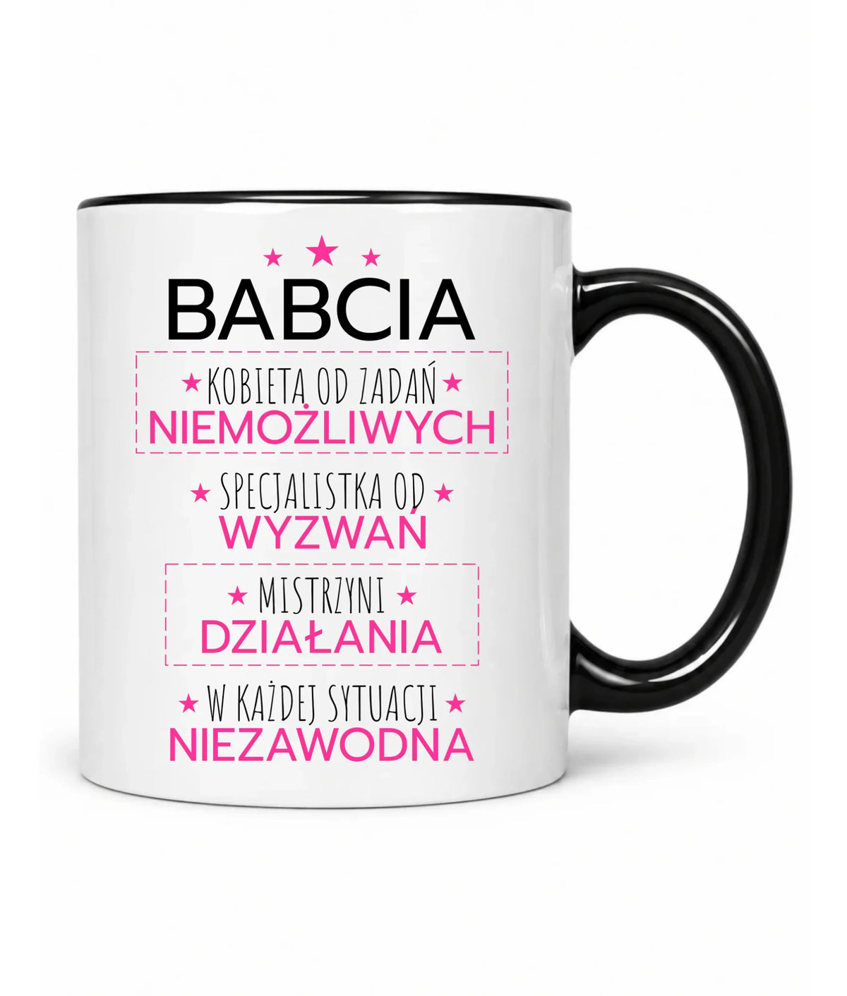 Kubek dla babci - Babcia kobieta od zadań niemożliwych B30