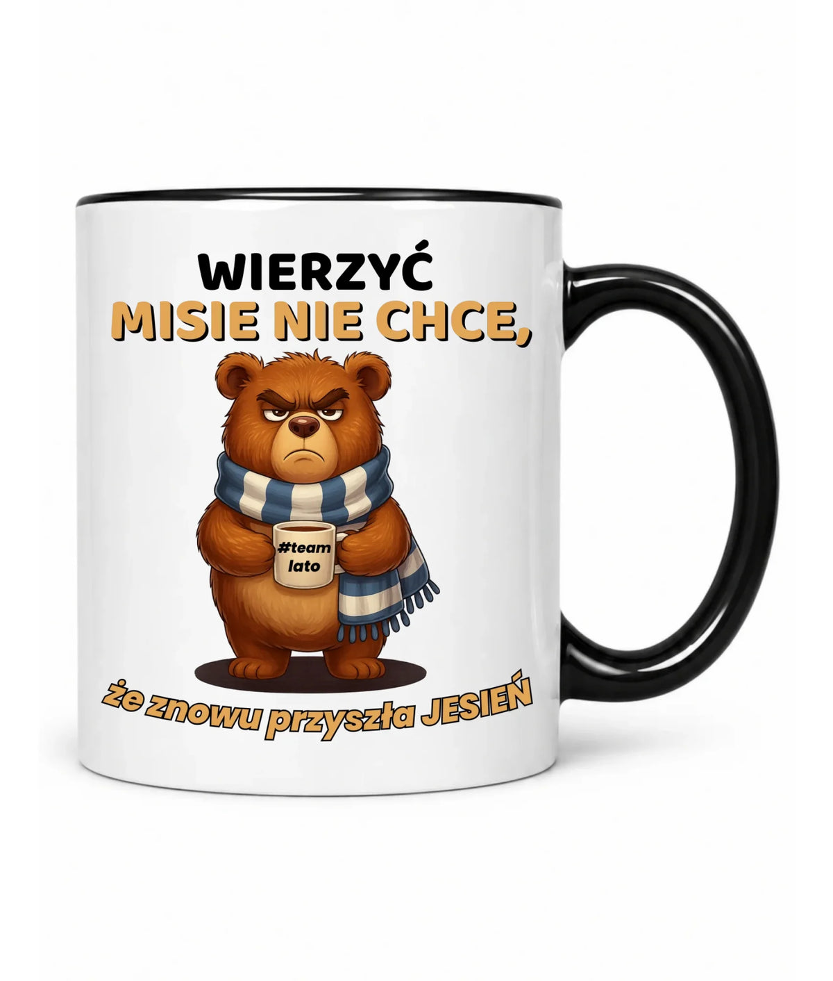 Kubek jesienny - Wierzyć MISIE nie chce, że znowu przyszła jesień - Team lato JS35