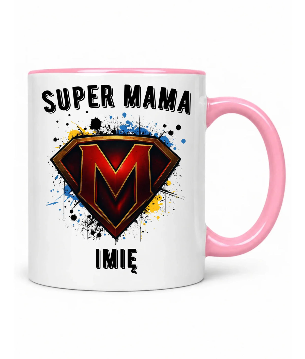 Kubek dla mamy - Super Mama - personalizowany DM07