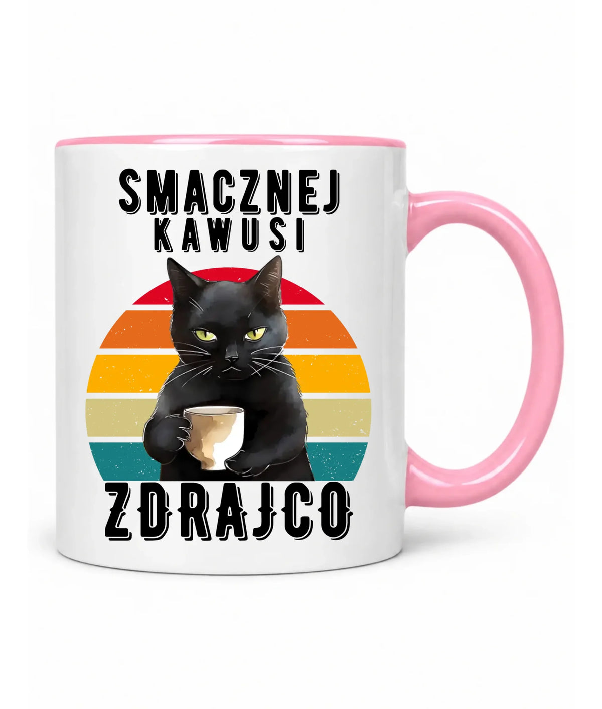 Kubek na odejście z pracy - Smacznej kawusi Zdrajco