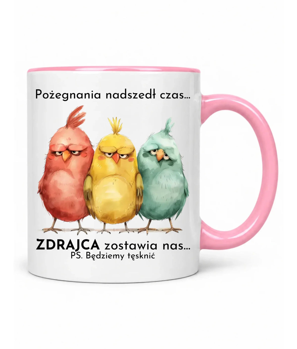 Kubek na odejście z pracy - Pożegnania nadszedł czas