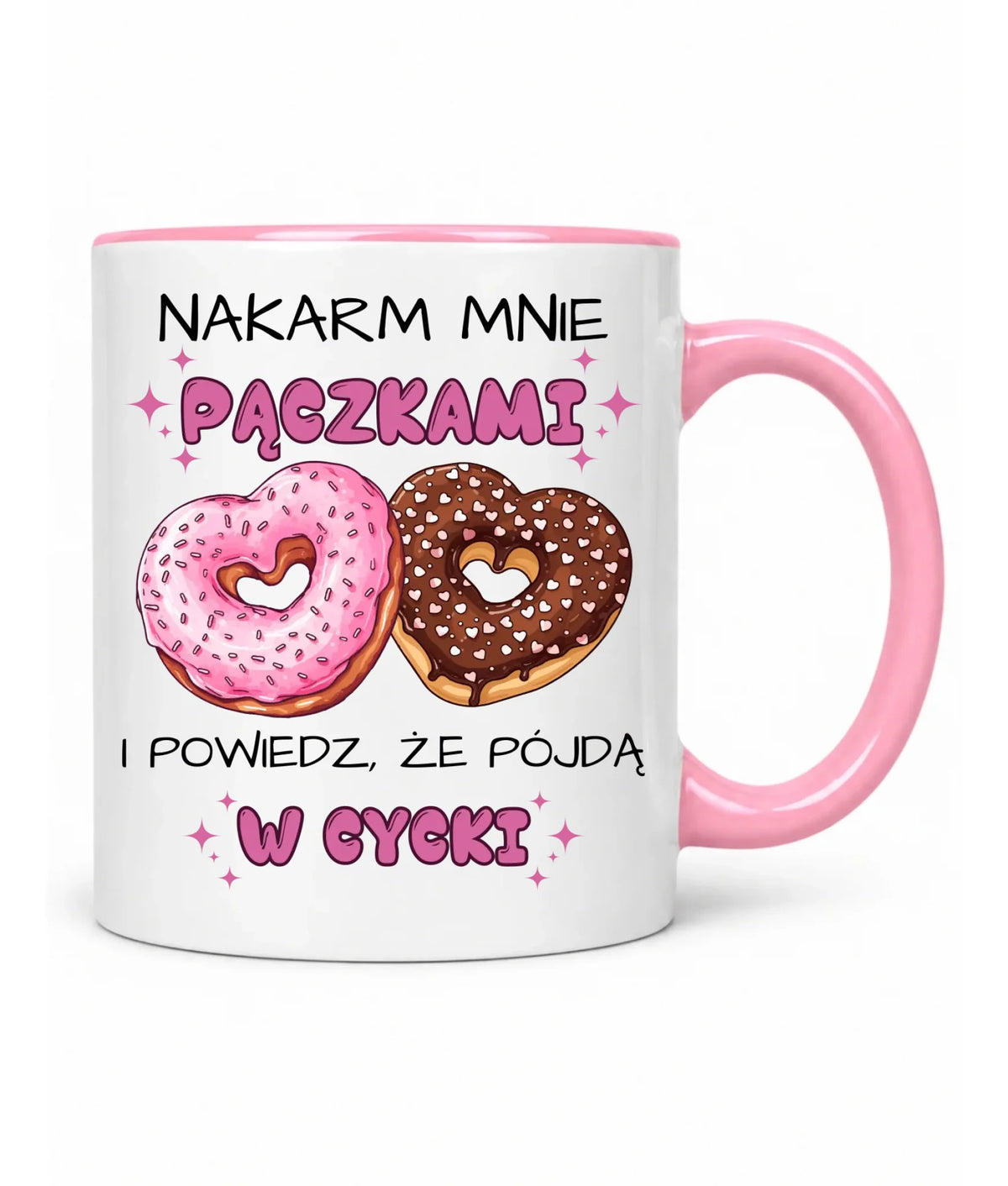 Kubek dla dziewczyny - Nakarm mnie pączkami W59