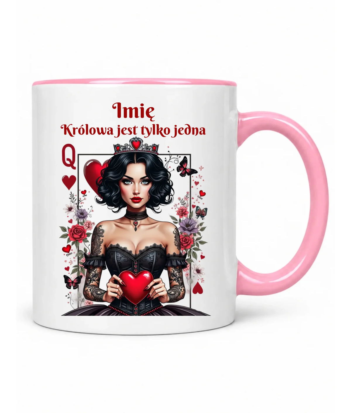 Kubek dla niej - Królowa jest tylko jedna - personalizowany W46