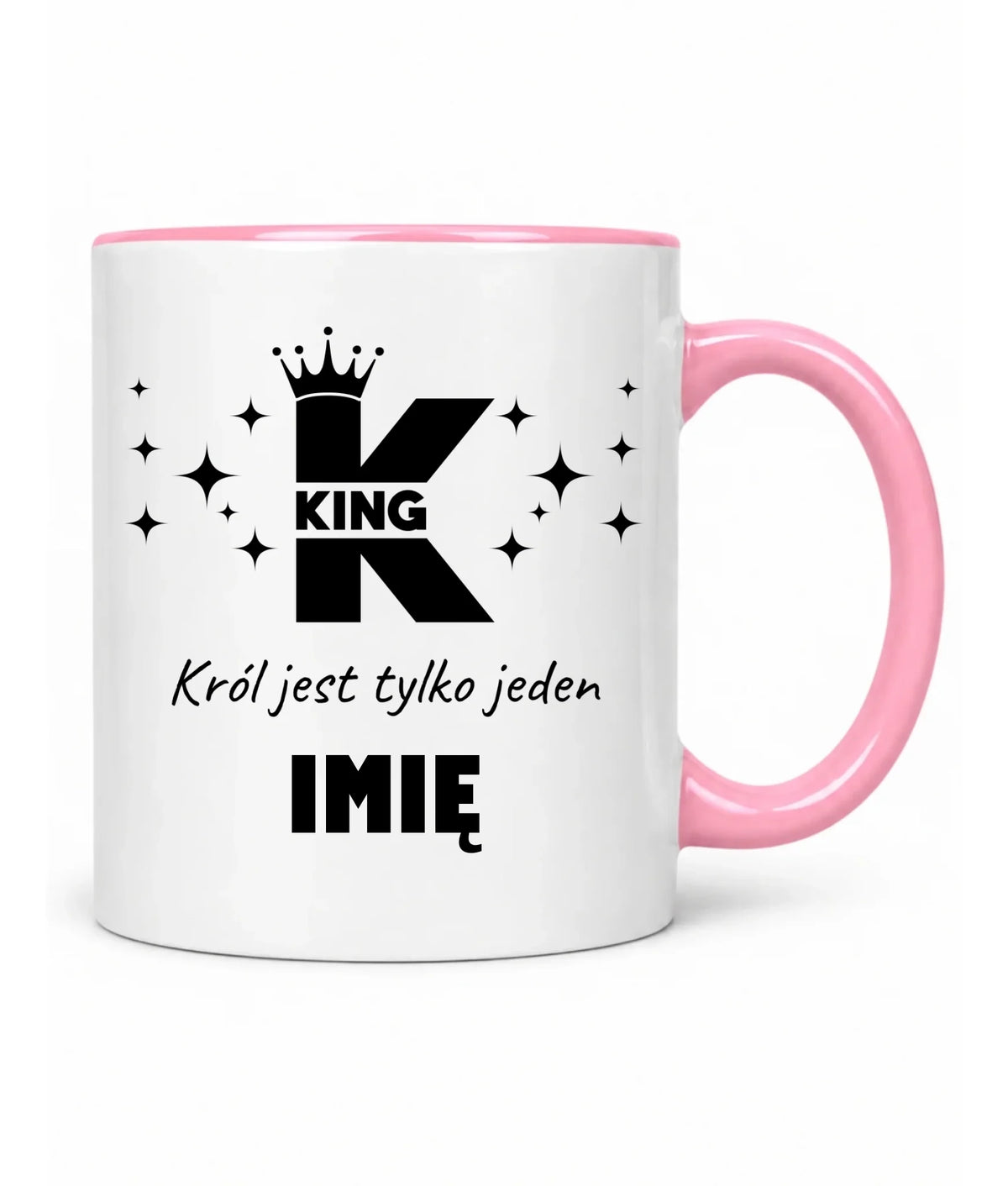Kubek dla niego - King Król jest tylko jeden - personalizowany W40