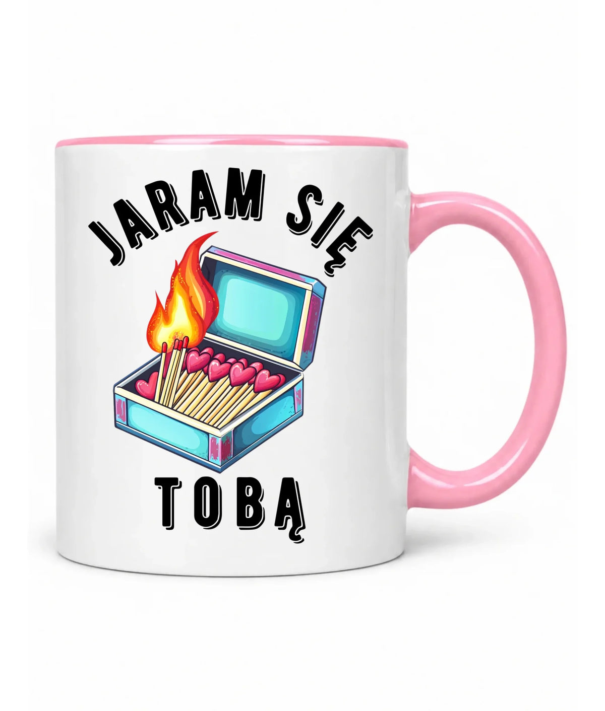 Kubek dla zakochanych - Jaram się Tobą W39