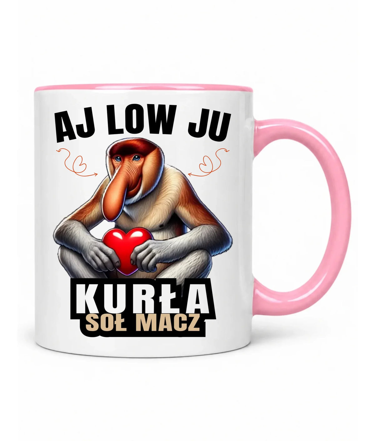 Kubek dla par - Janusz nosacz - Aj low ju kurła W26