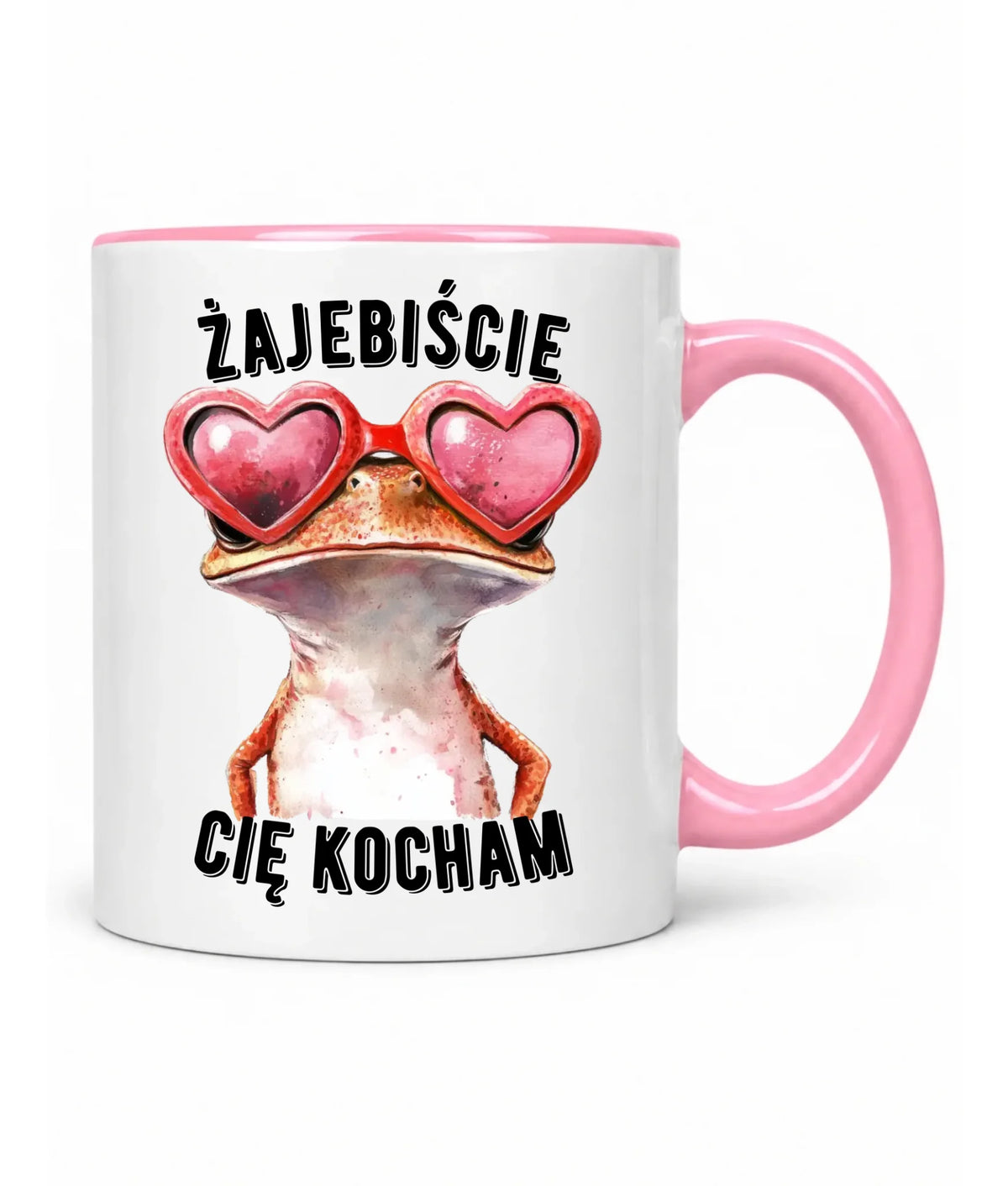 Kubek dla par - Żajebiście Cię Kocham Żaba W17