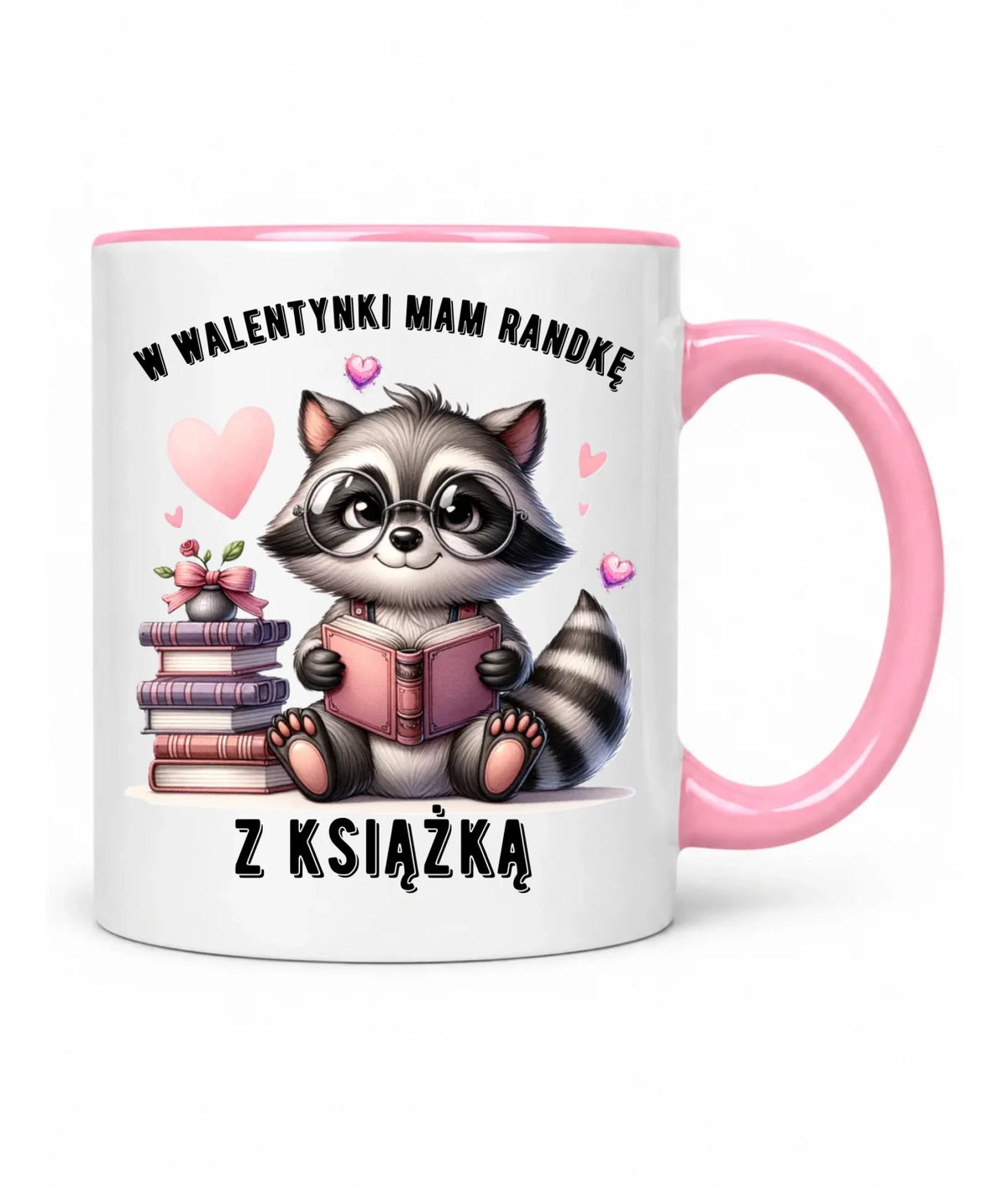 Kubek na Walentynki dla mola książkowego – Mam randkę z książką W20