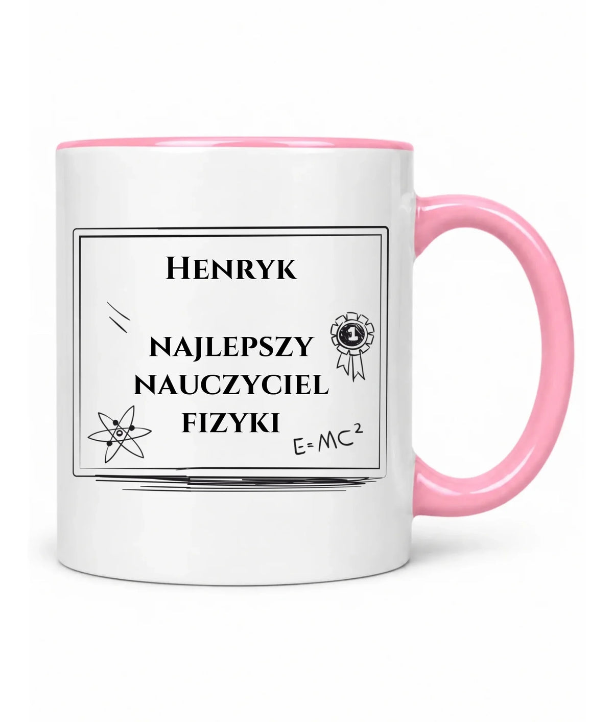 Kubek z imieniem dla nauczyciela lub nauczycielki fizyki N66