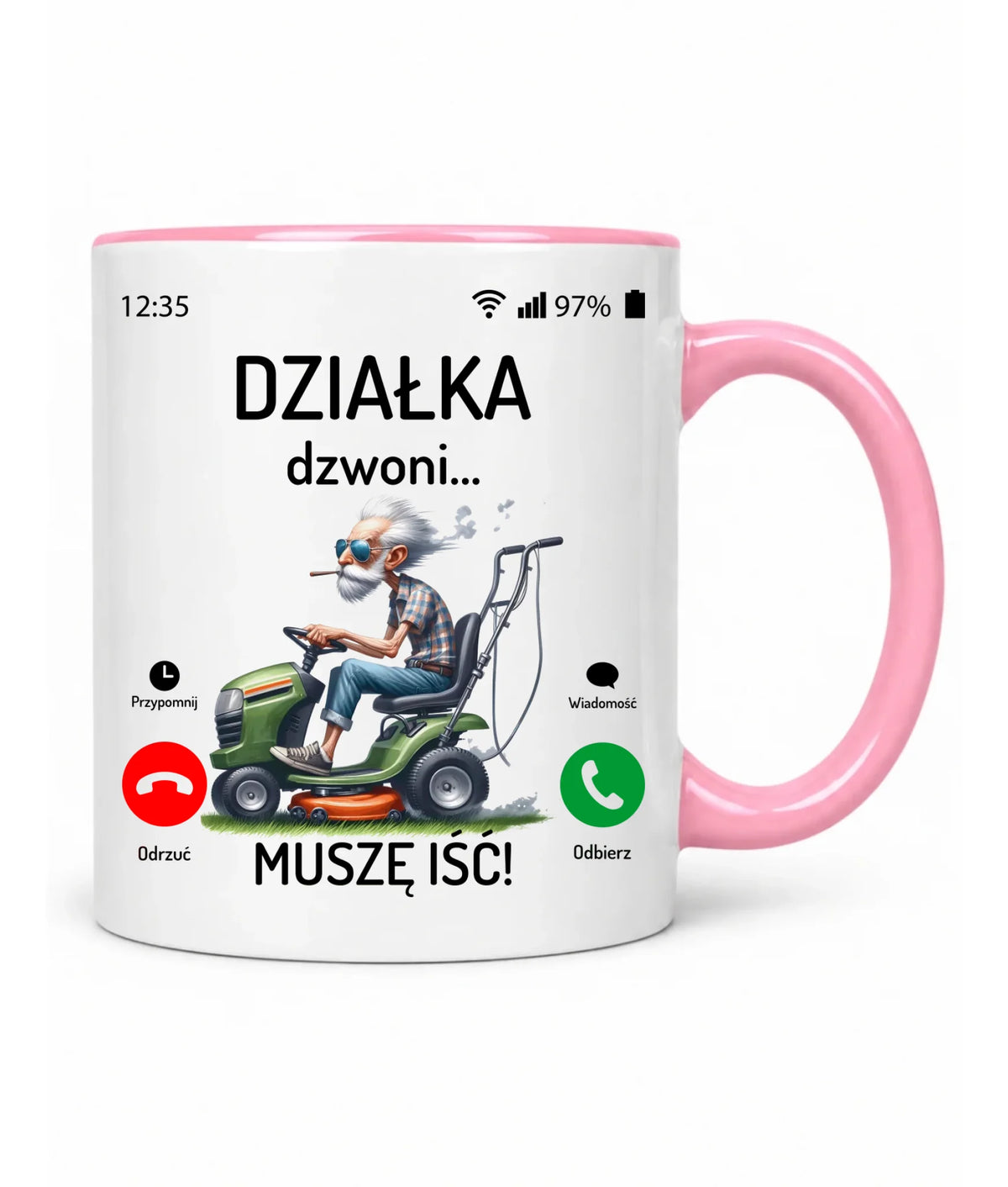 Kubek dla dziadka - Działka dzwoni muszę iść D35