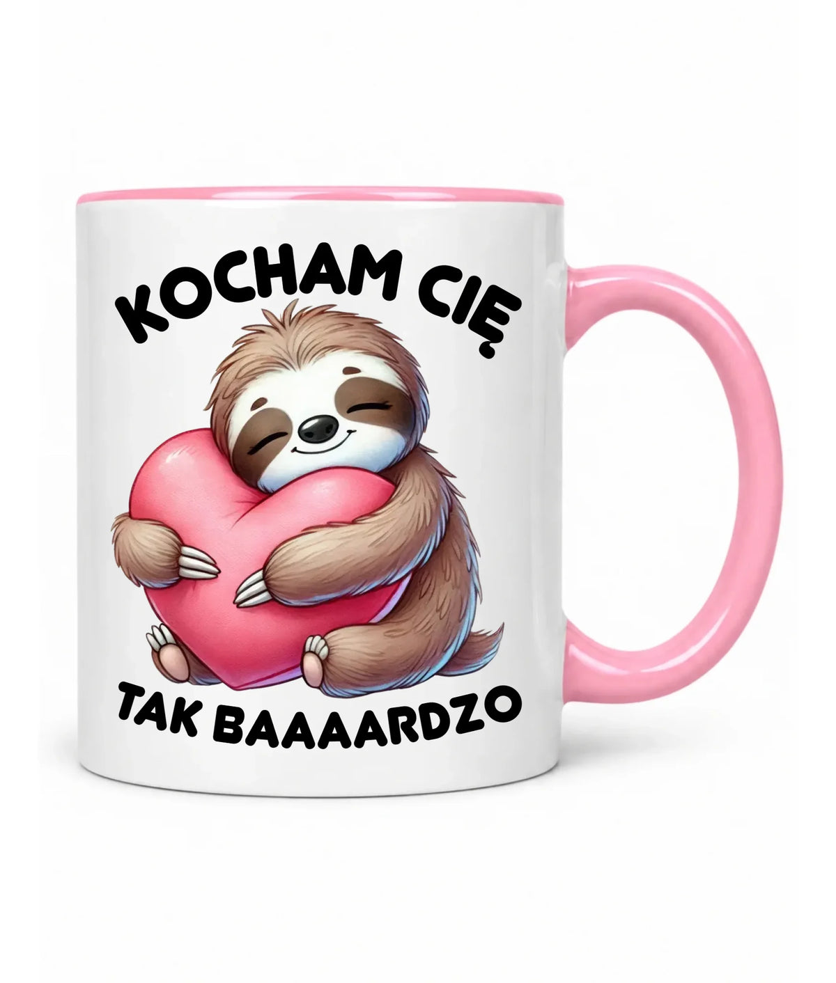 Kubek - Leniwiec Kocham Cię tak baaaardzo W16