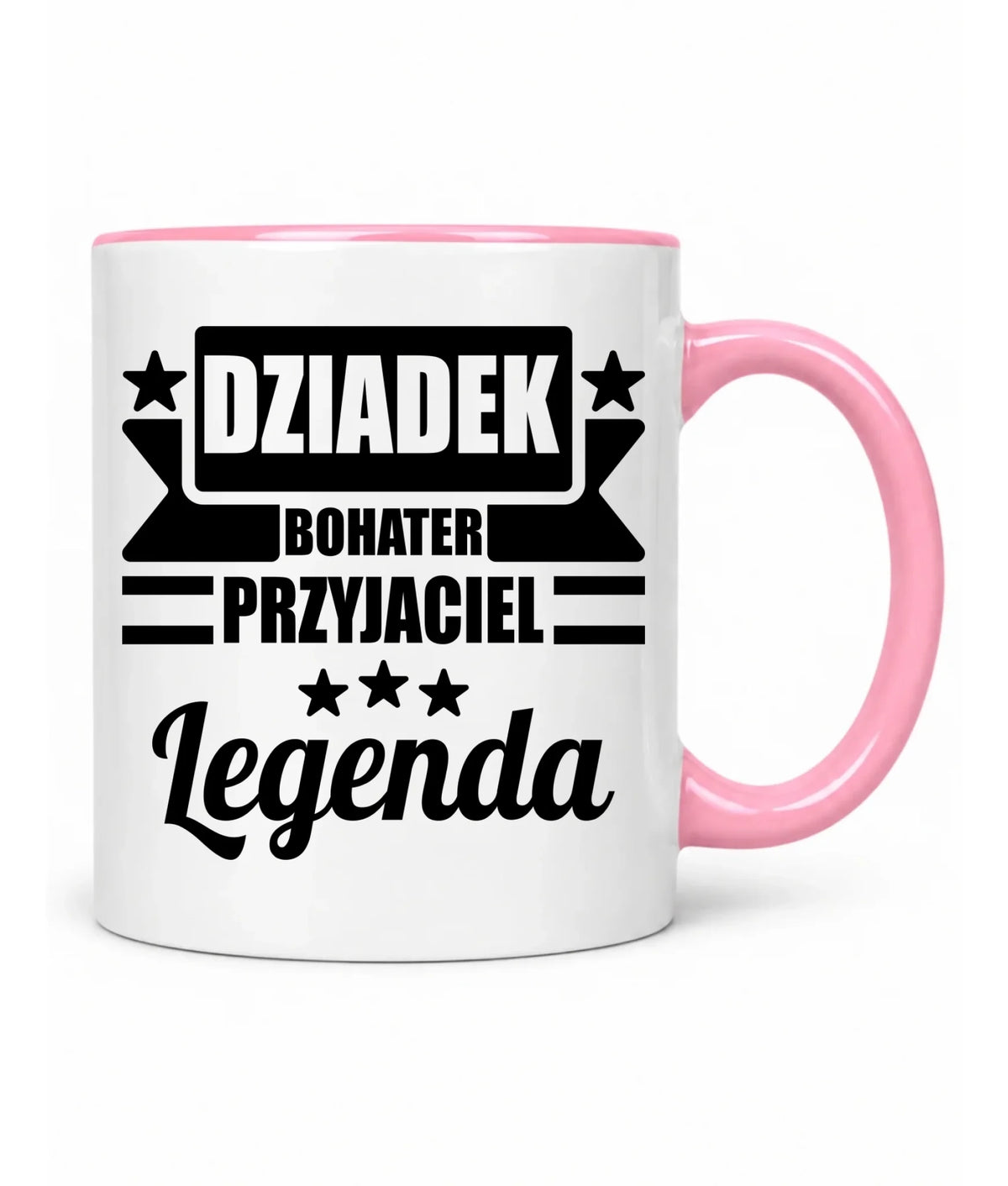 Kubek dla dziadka - Bohater przyjaciel legenda D20