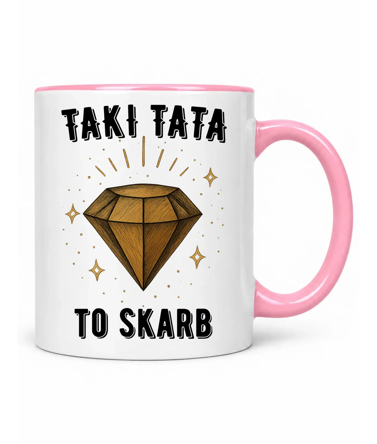 Kubek dla taty - Taki tata to skarb - personalizowany DT17