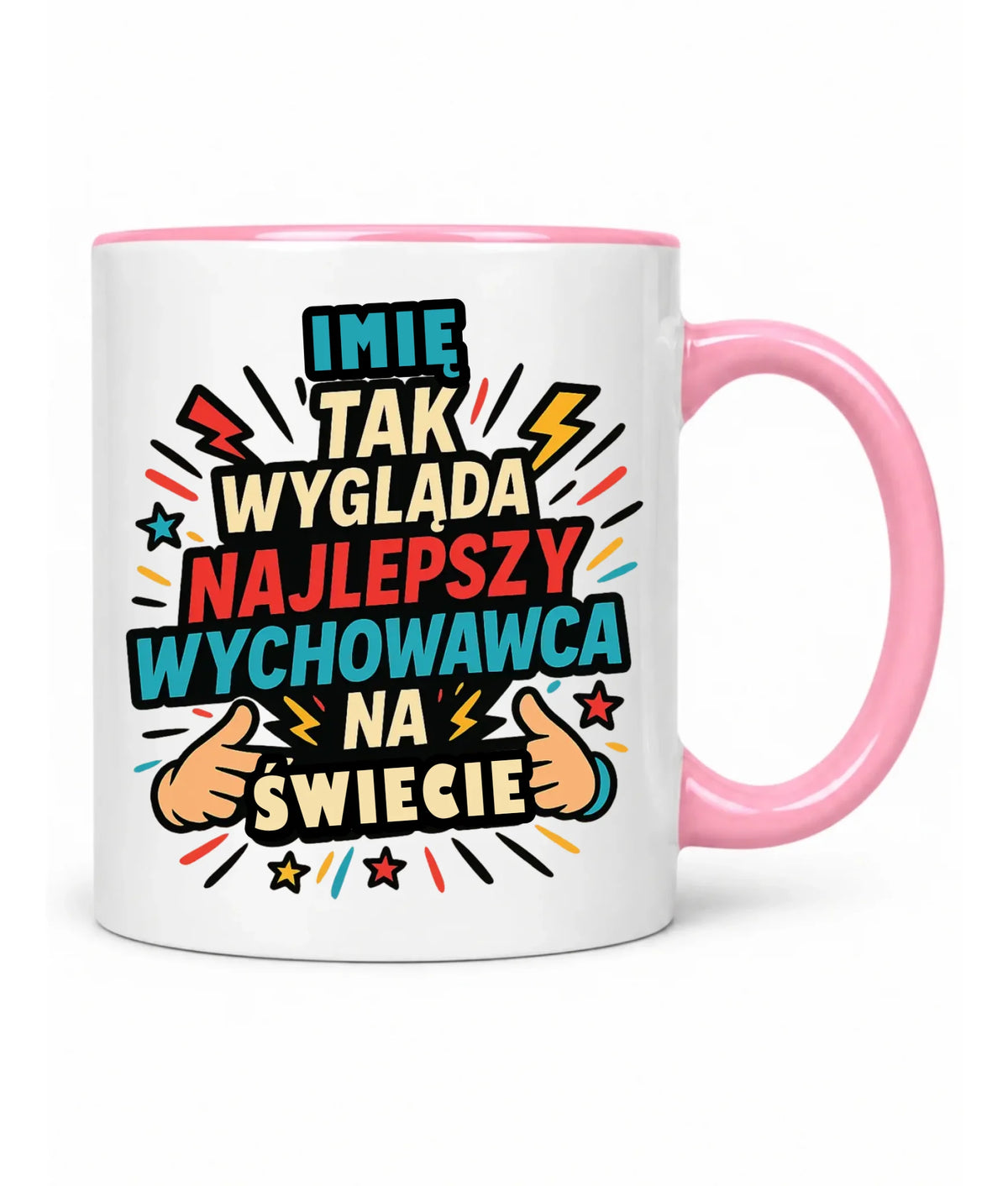 Kubek dla wychowawcy z imieniem Najlepszy Wychowawca N31