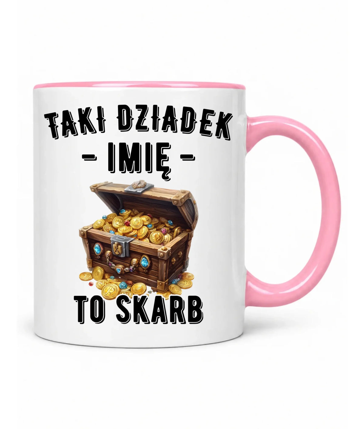Kubek dla dziadka - Taki dziadek to skarb - personalizowany D19