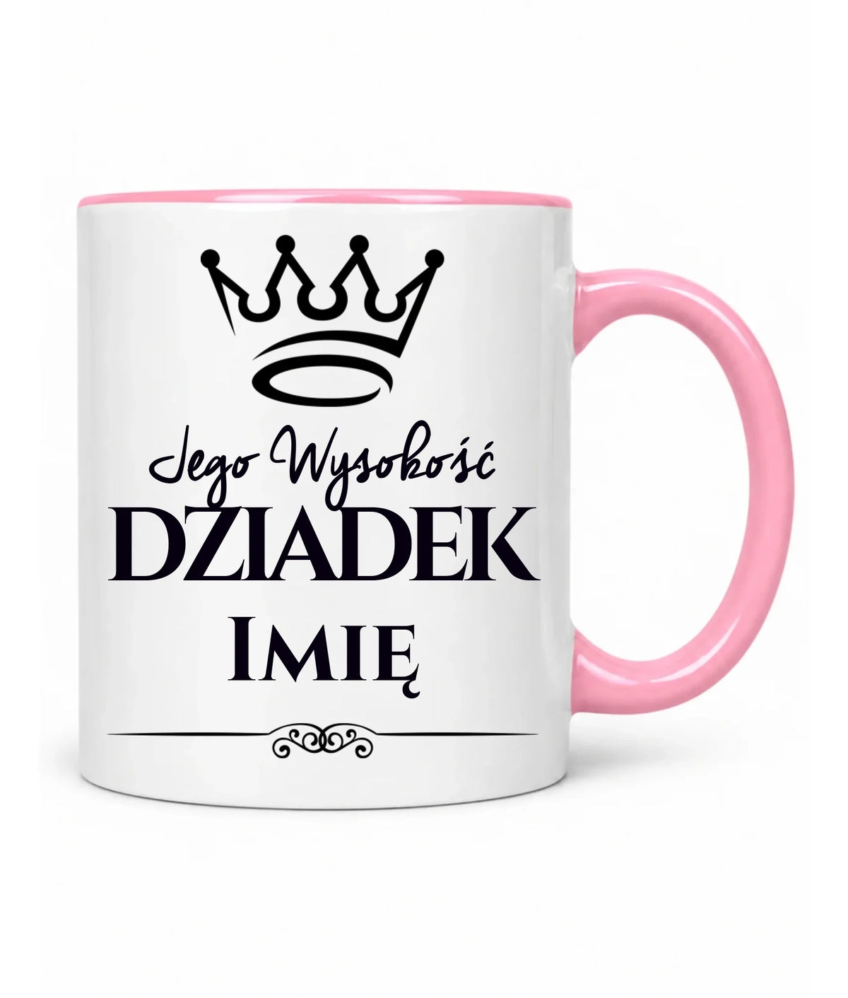 Kubek dla dziadka - Jego Wysokość dziadek - personalizowany D11