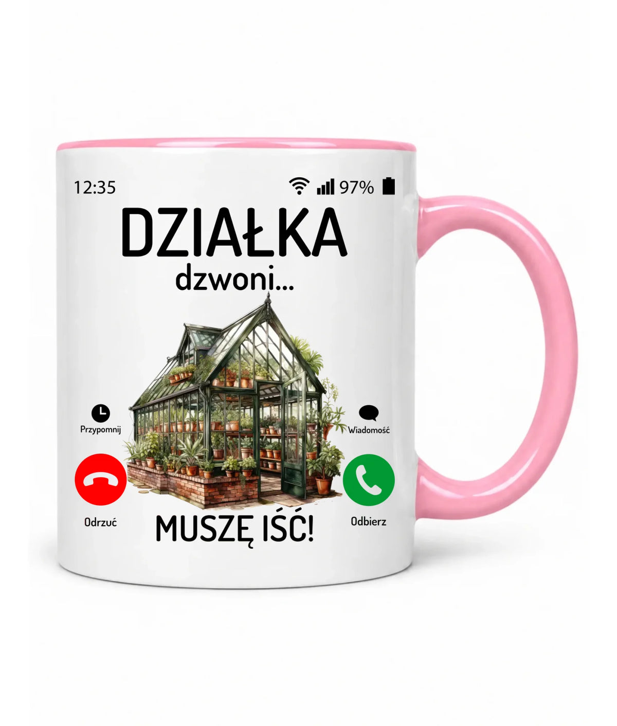 Kubek dla babci - Działka dzwoni muszę iść B41