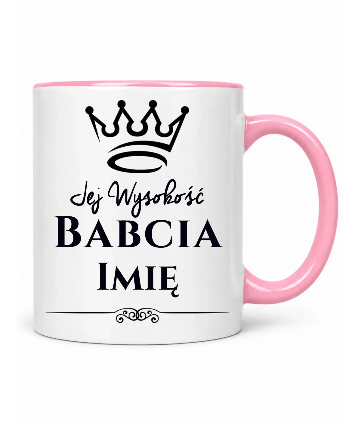 Kubek dla babci - Jej Wysokość Babcia - personalizowany B11