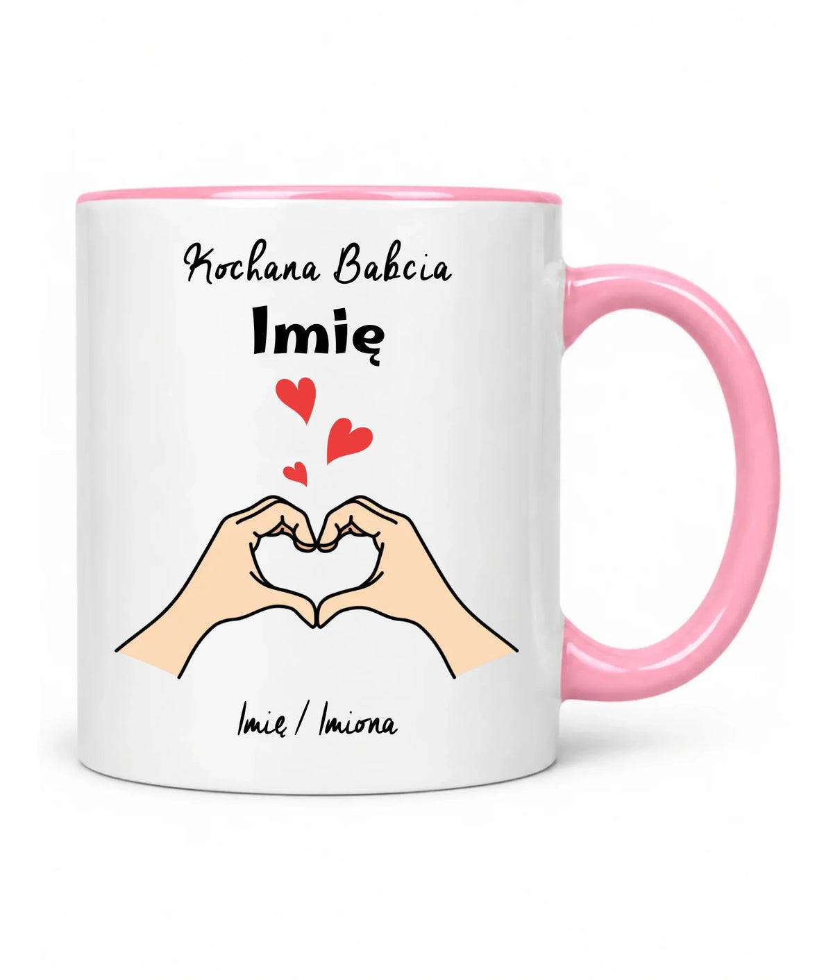 Kubek dla babci - Kochana Babcia podpis - personalizowany B13