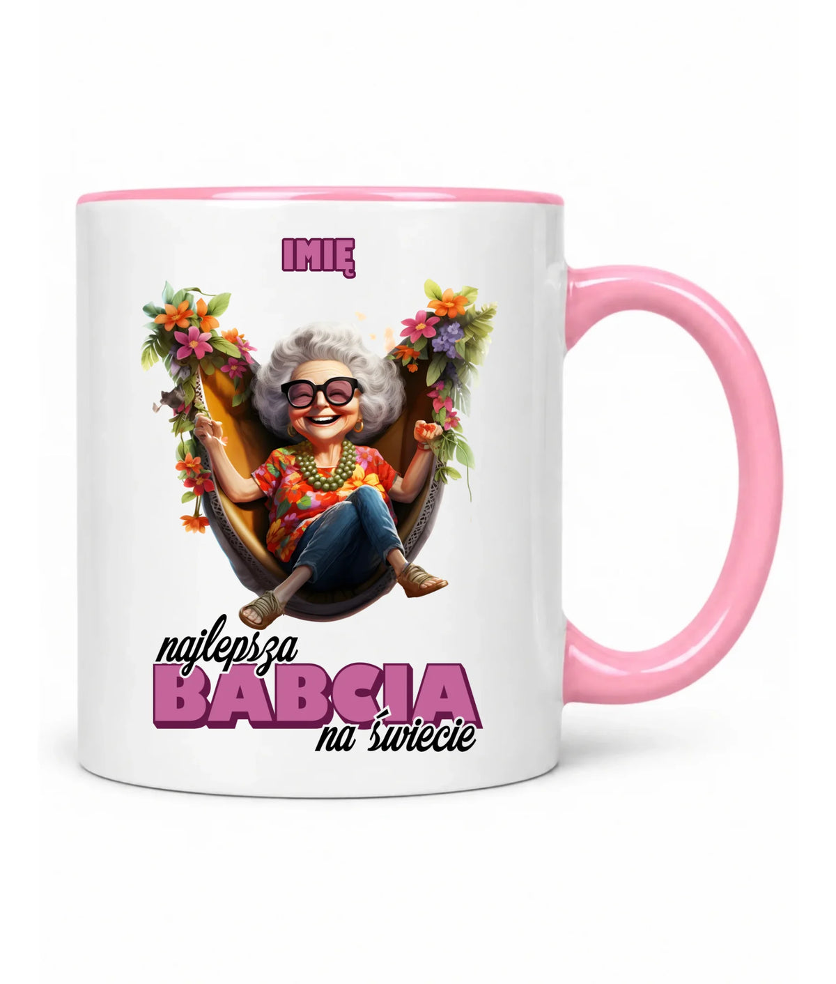 Kubek dla babci - Najlepsza Babcia na świecie - personalizowany B14