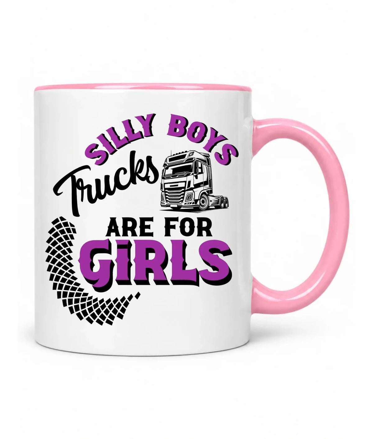 Kubel - kierowca ciężarówki - Silly boys trucks are for girls ZKT11