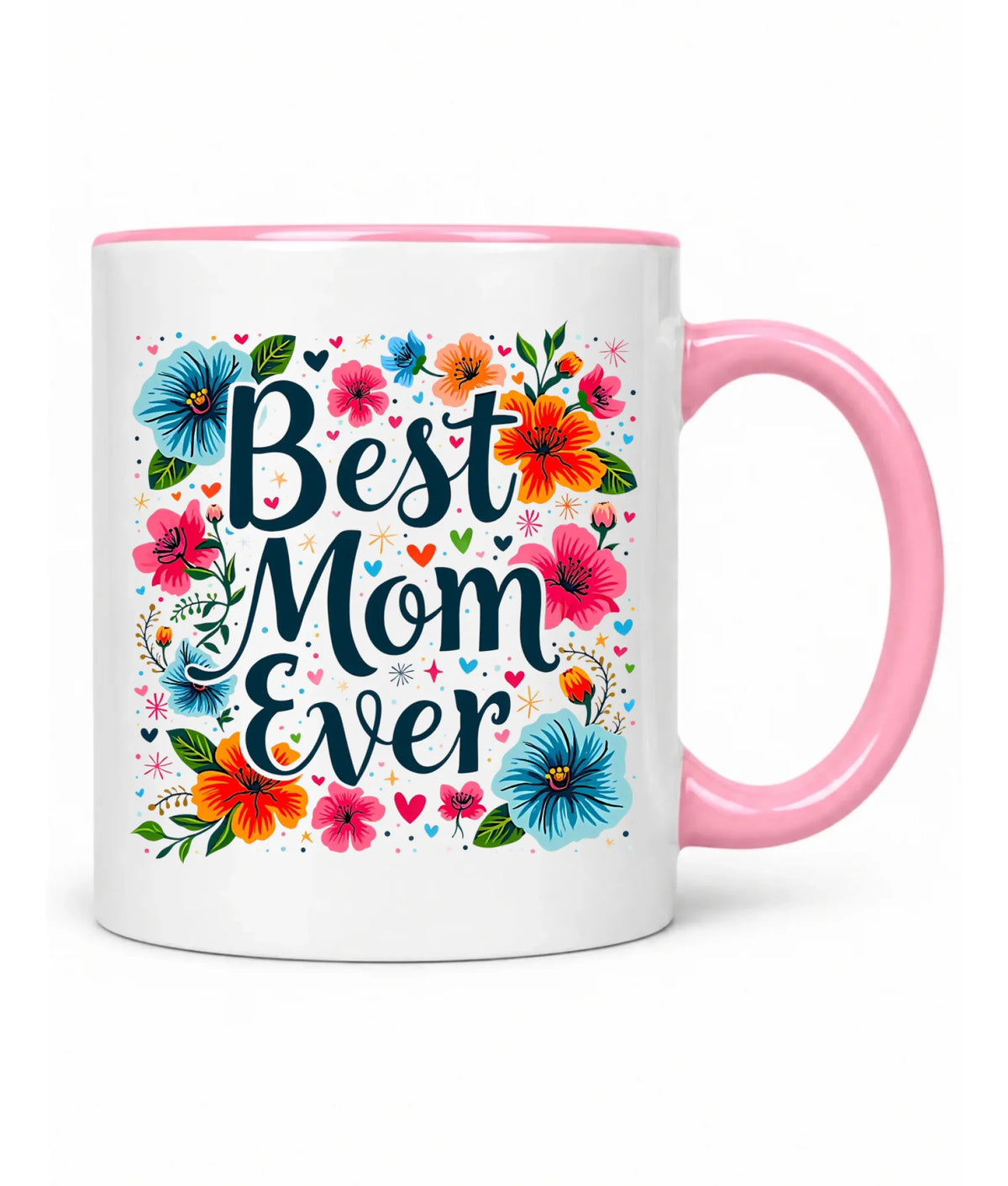 Kubek dla mamy - Kwiaty - Best mom ever DM34