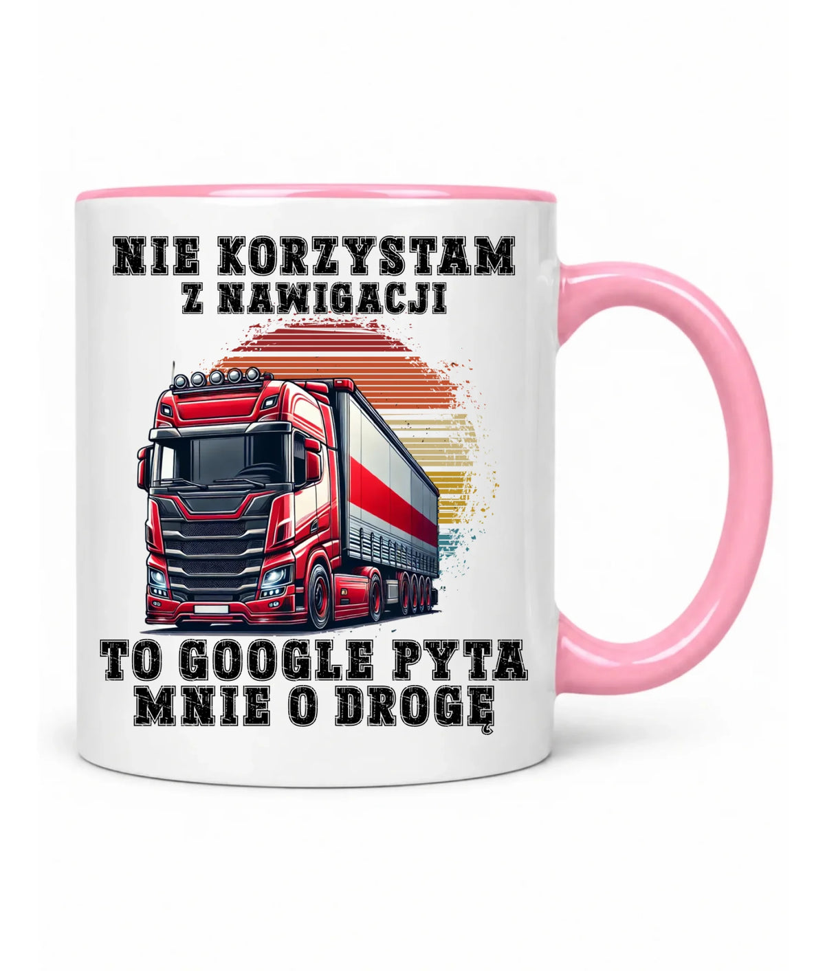 Kubek dla kierowcy ciężarówki - Google pyta mnie o drogę ZKT10