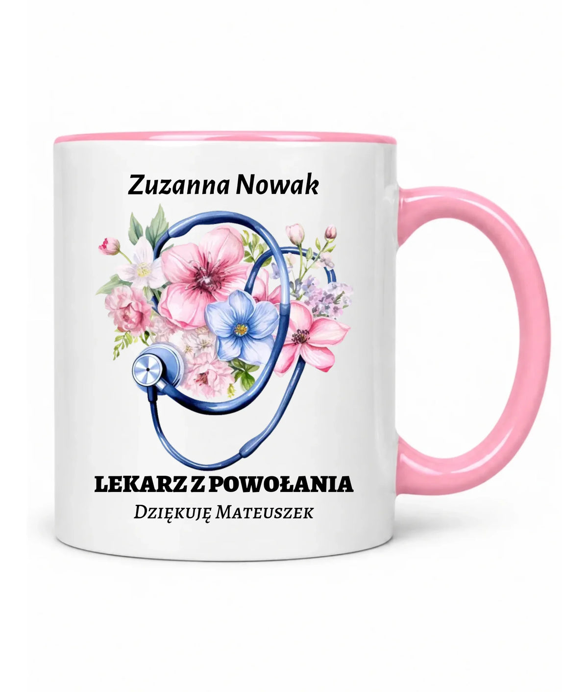 Kubek dla lekarza - Lekarz z powołania - personalizowany ZL07