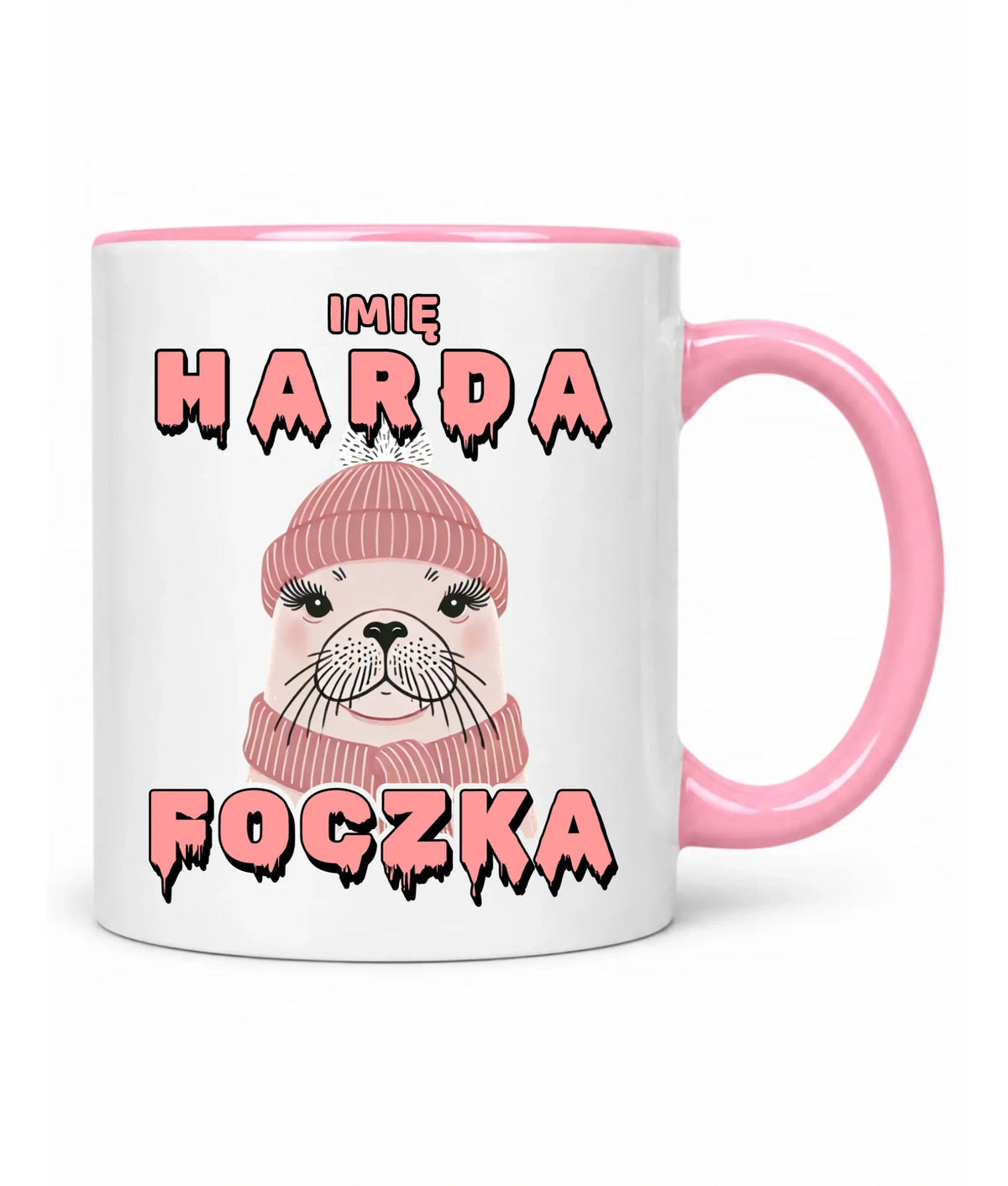 Kubek - prezent dla morsa - Harda foczka - personalizowany HM05
