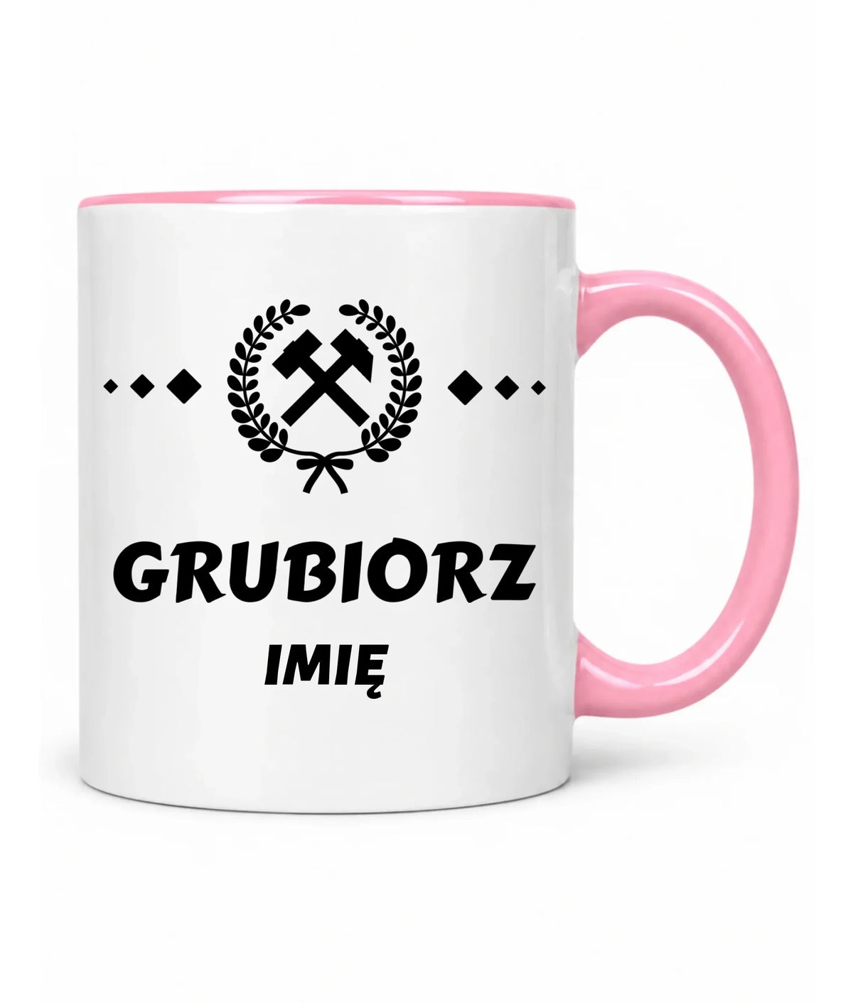 Kubek z imieniem dla górnika - Grubiorz