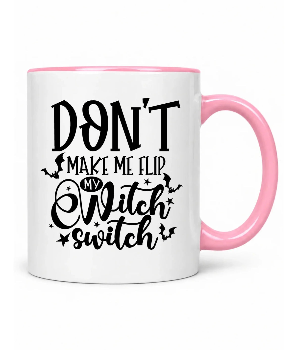 Kubek na Halloween - Don't make me flip my witch switch - śmieszny HL11