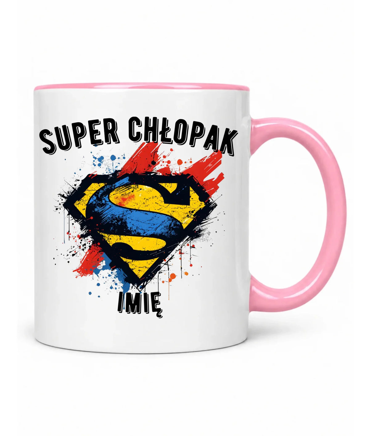 Kubek - prezent na Dzień Chłopaka - Super Chłopak - personalizowany DCH18