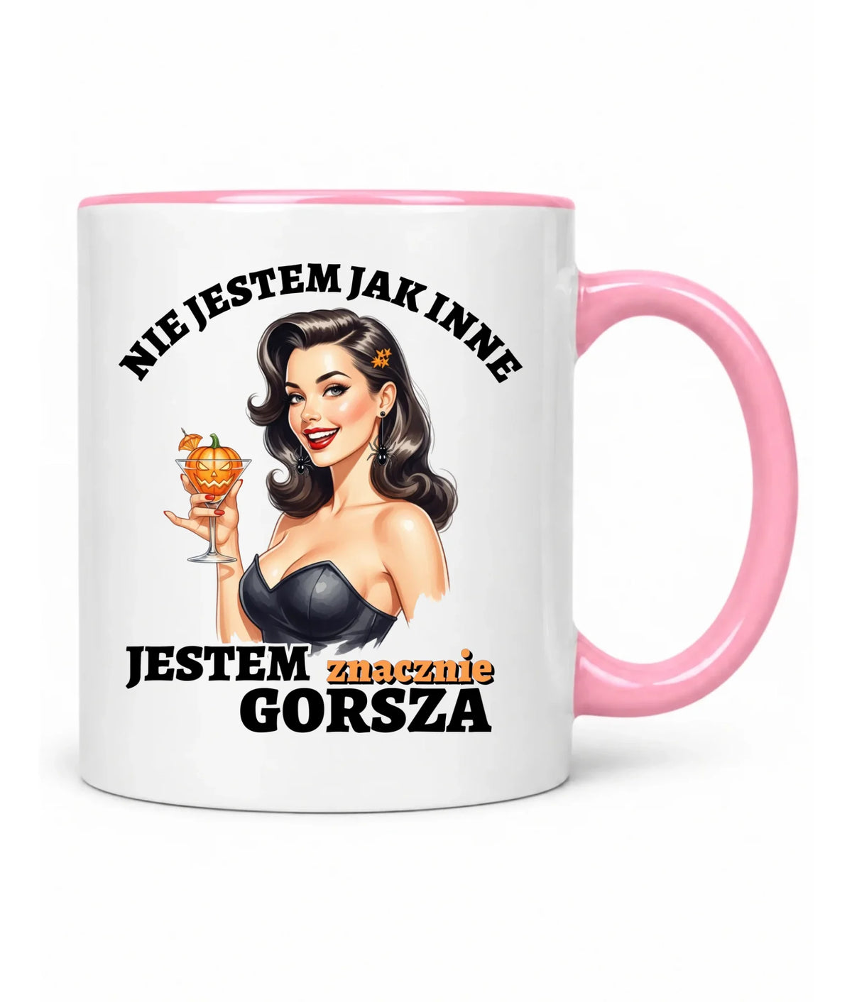 Kubek damski halloweenowy - Nie jestem jak inne HL24