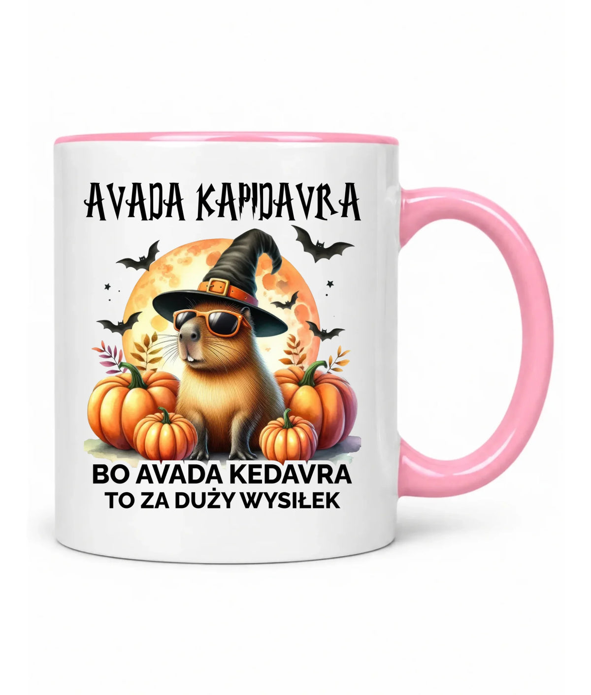 Kubek halloweenowy - Kapibara - Avada Kapidavra HL21