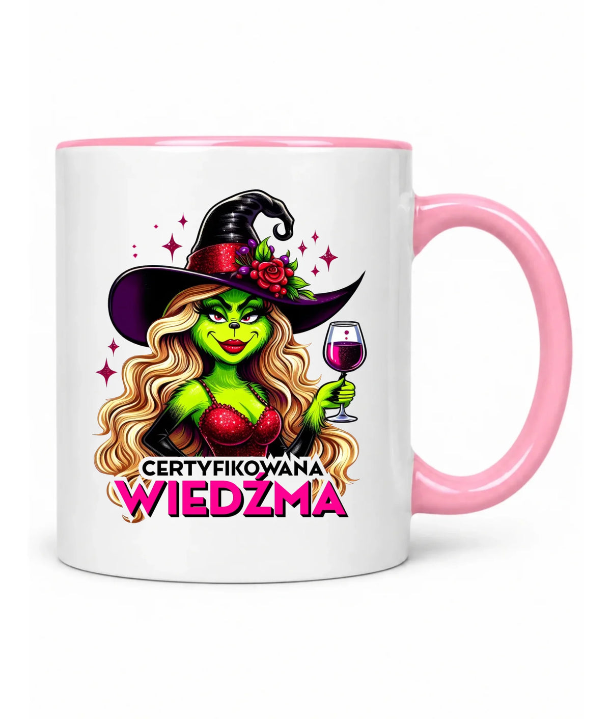 Kubek - Certyfikowana wiedźma - śmieszny HL13