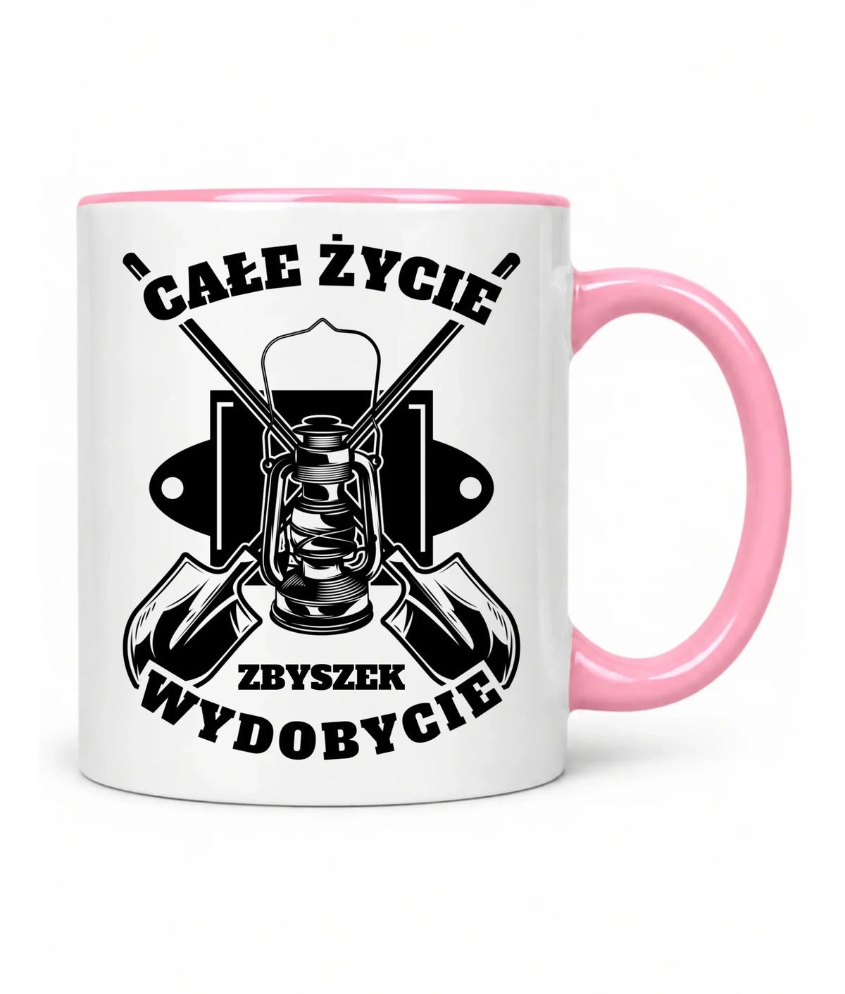 Kubek z imieniem dla górnika - Całe życie wydobycie