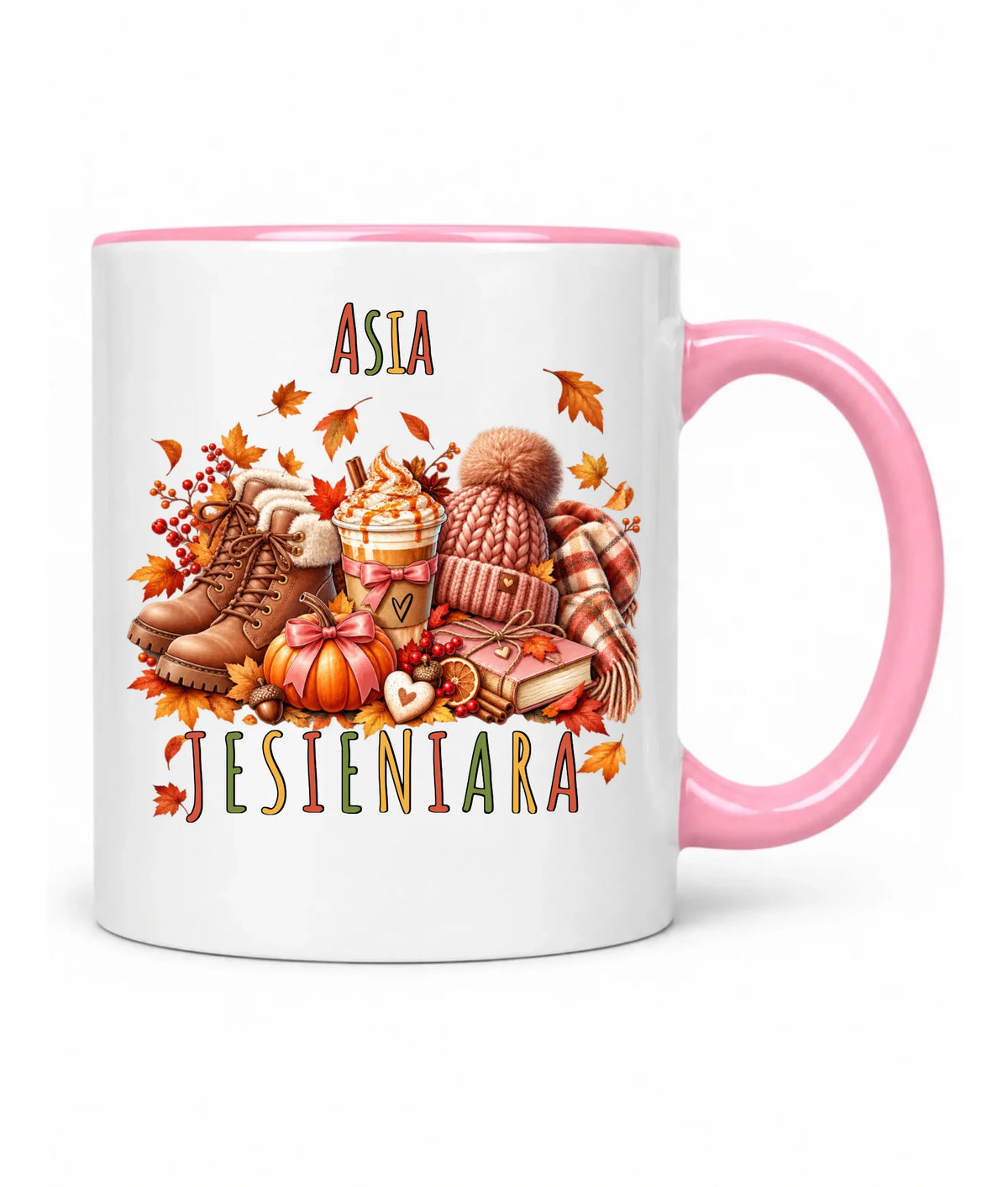 Kubek jesienny z imieniem - Jesieniara