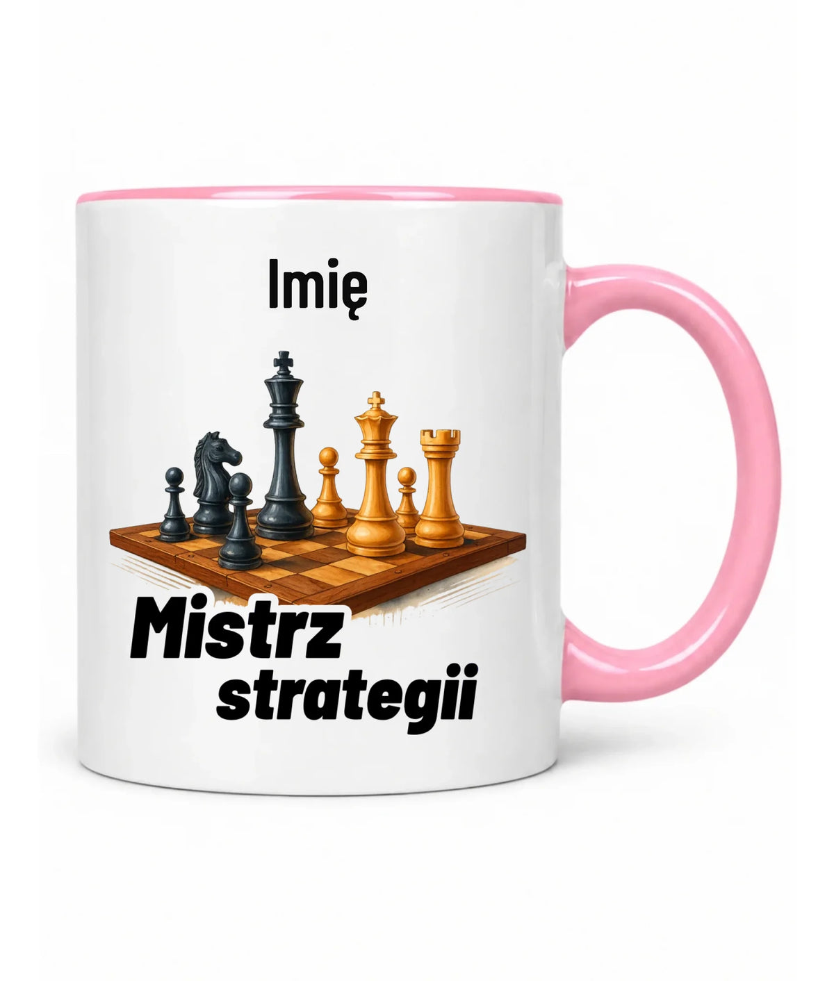 Kubek dla szachisty - Mistrz strategii - personalizowany HSZ11