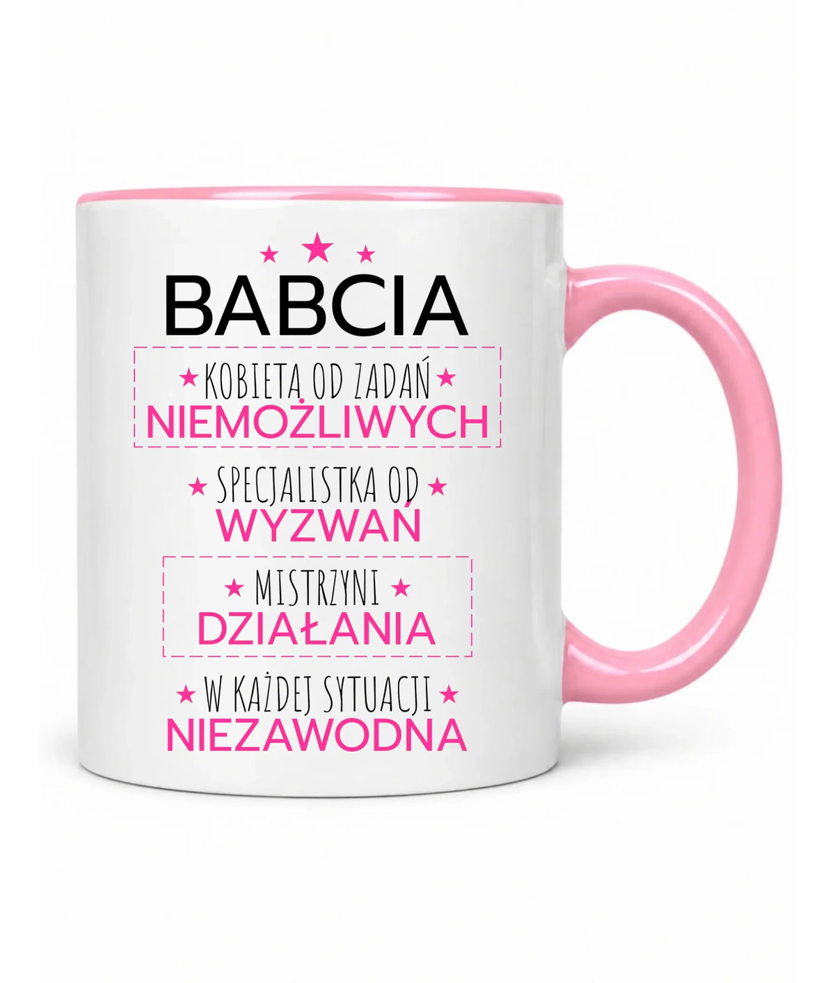 Kubek dla babci - Babcia kobieta od zadań niemożliwych B30