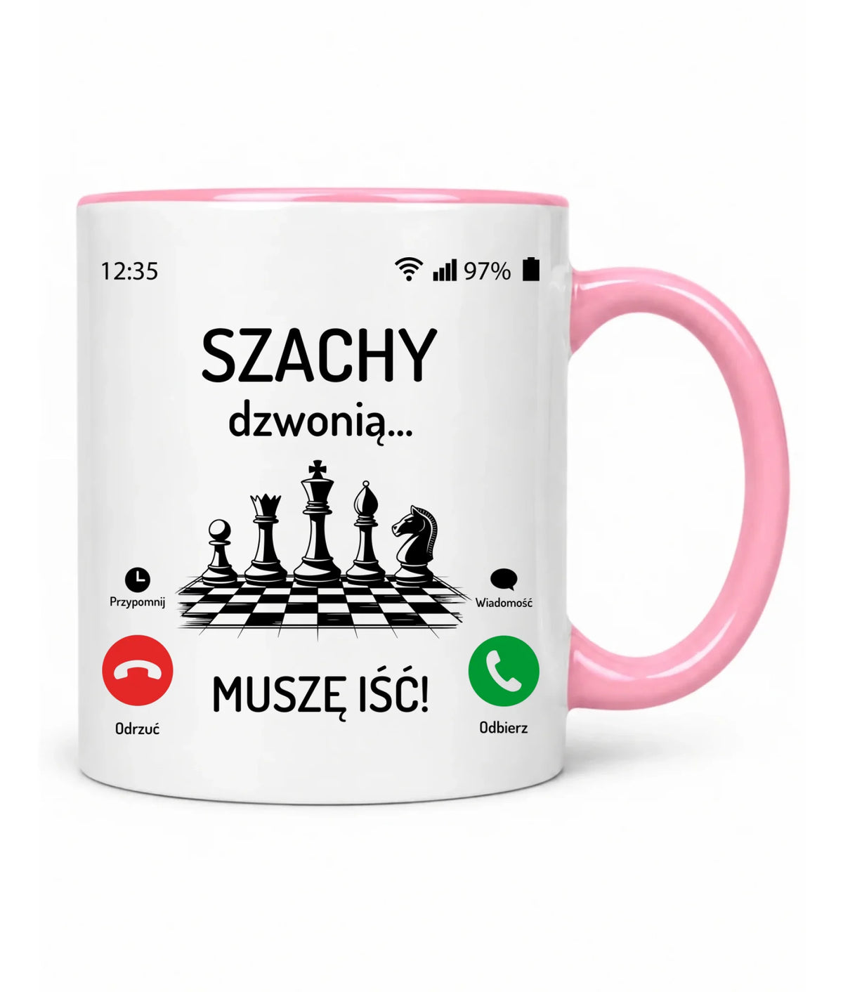 Kubek dla szachisty - Szachy dzwonią HSZ04