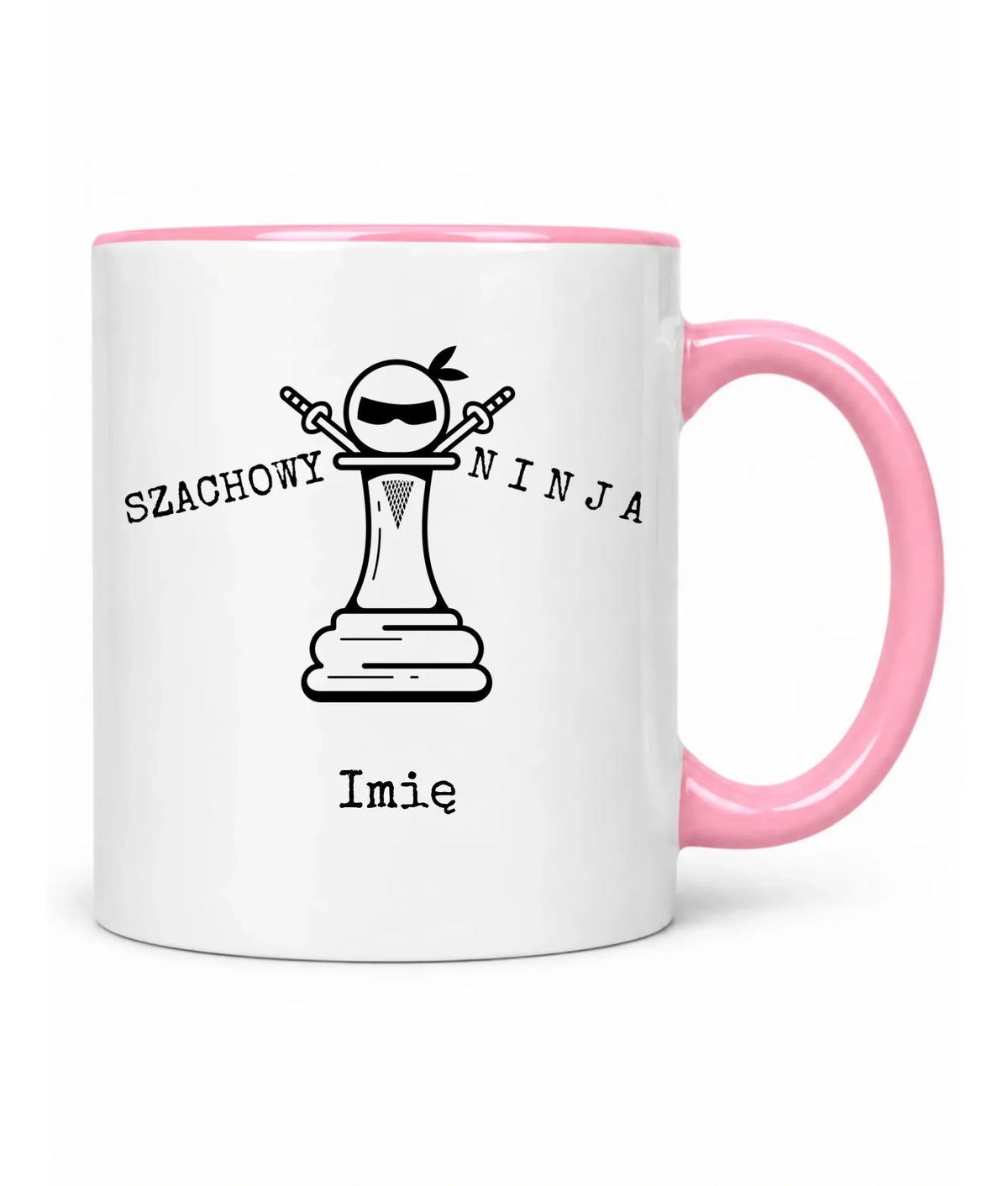 Kubek dla szachisty - Szachowy ninja - personalizowany HSZ01