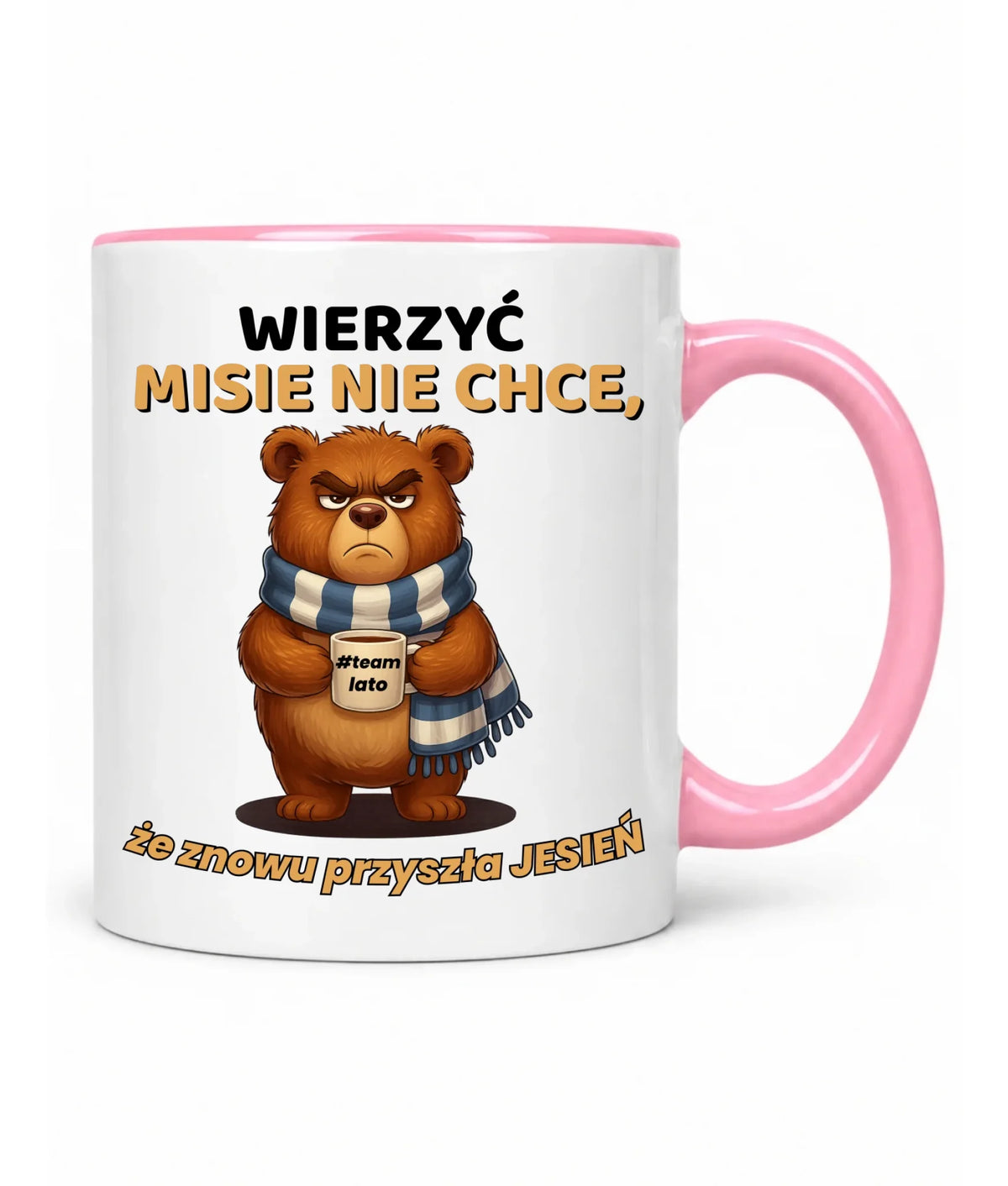 Kubek jesienny - Wierzyć MISIE nie chce, że znowu przyszła jesień - Team lato JS35