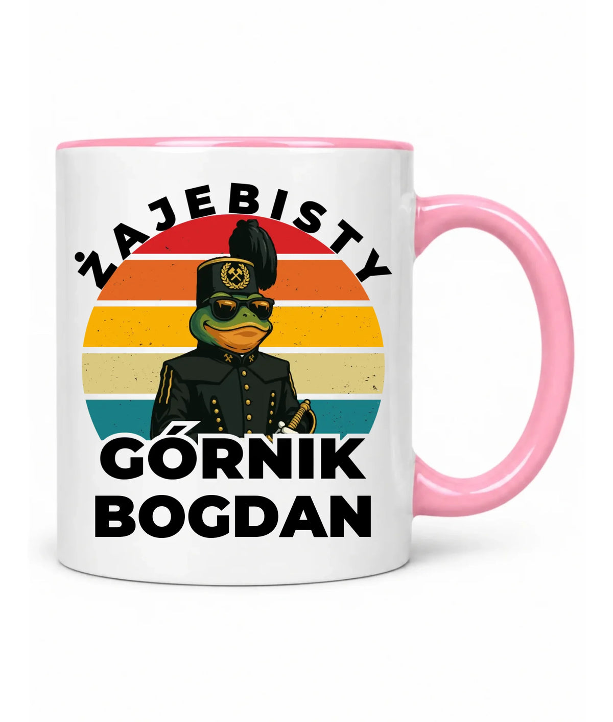 Kubek z imieniem dla górnika - Żajebisty Górnik