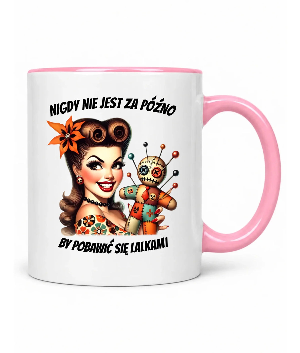 Kubek dla niej - Laleczka Voodoo retro DZ21