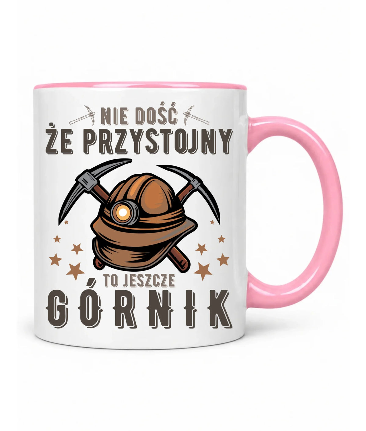 Kubek dla górnika - Nie dość, że przystojny to jeszcze górnik