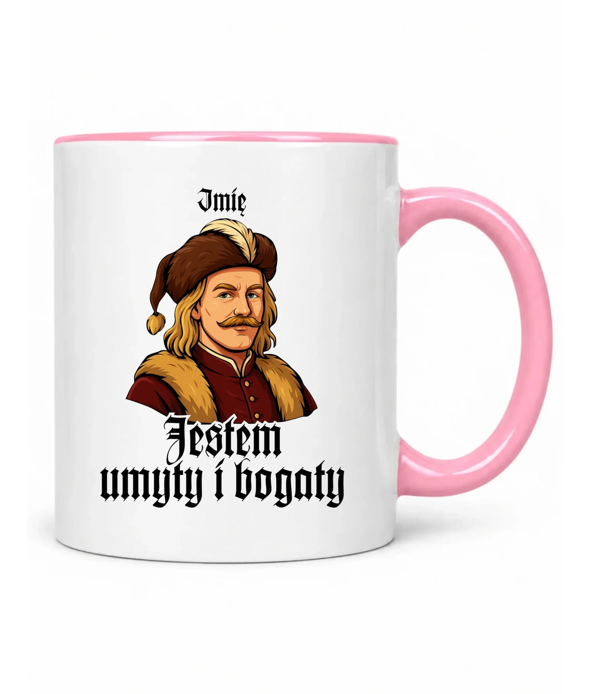 Kubek - Jestem umyty i bogaty - dla fanów serialu 1670 - personalizowany H60