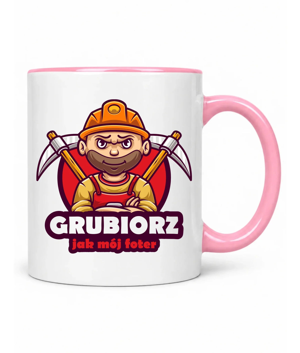 Kubek dla górnika - Grubiorz jak mój foter