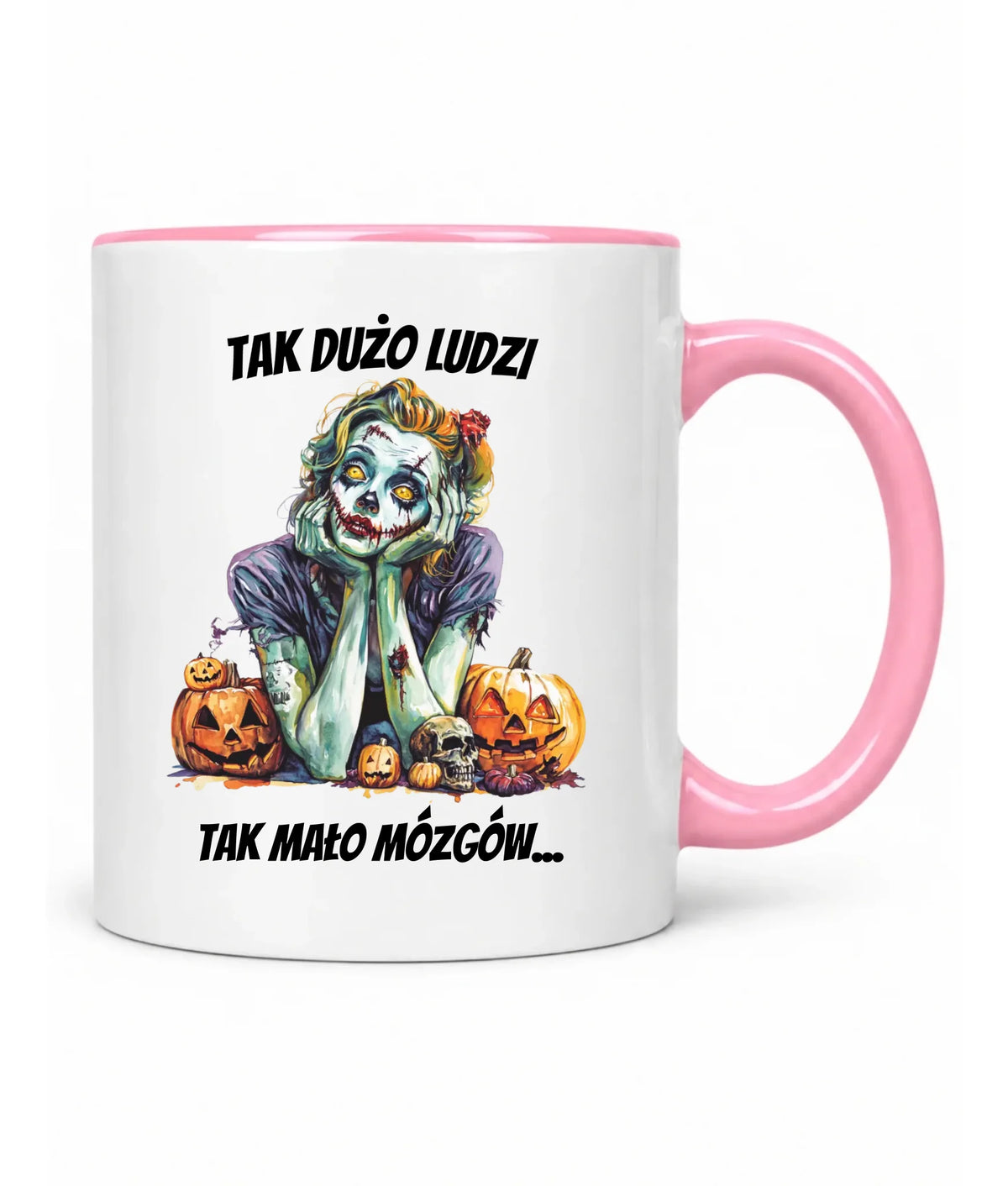 Kubek na Halloween - Zombie - Tak mało mózgów HL31