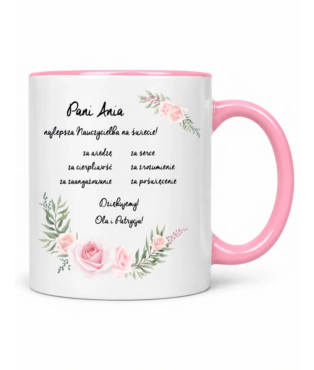 Kubek dla nauczycielki - Podziękowanie - personalizowany